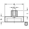 Ganter Normelemente | Holding Magnets with Internal Thread - GN