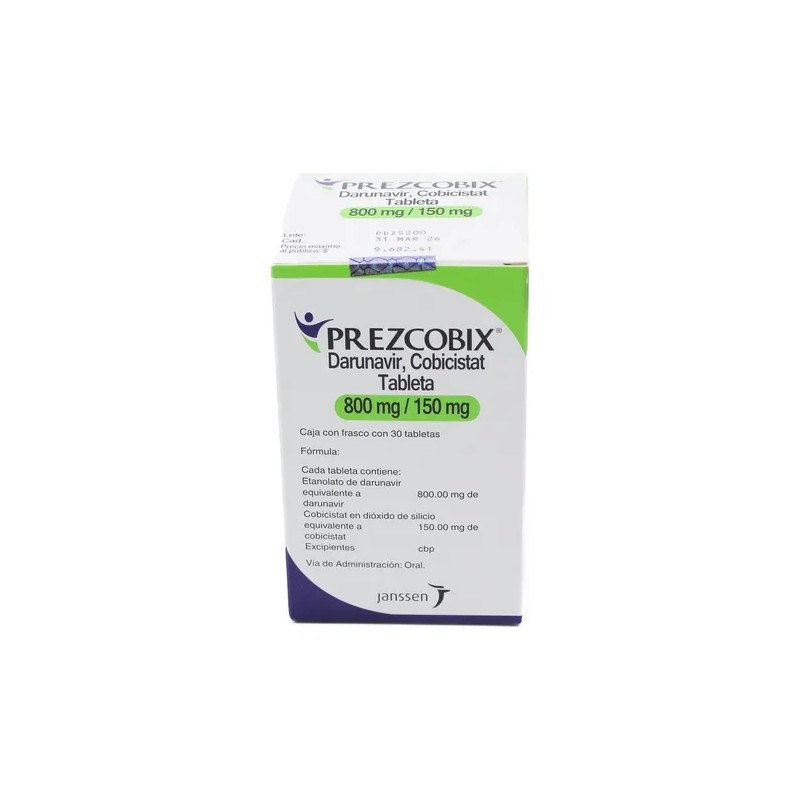 Prezcobix 800mg/150mg Con 30 Tabletas- Janssen
