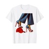 Kamala Harris 2024, American Flag Heels Crushing Trump Cap T-Shirt