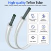 Ultra-Smooth PTFE Tube for 1.75mm Filament 5M with Cutter,2.5mm ID×4mm