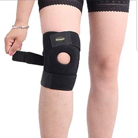 knee brace, knee support straps for sports, joint pain Arthritis Adjustable neoprene & Breathable Open-Patella knee compression injury rehabilitation brace for Men Women