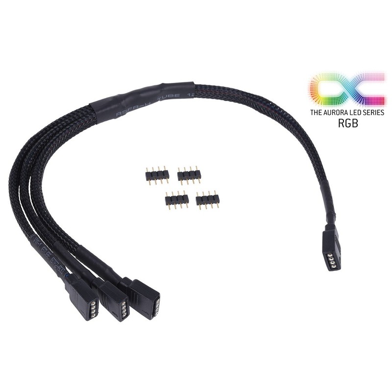 Alphacool 18538 y-cable RGB 4pol to 3x 4pol 30cm incl.