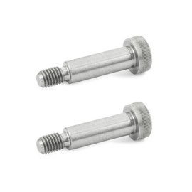 Ganter Normelemente Fitting Screws with Collar ISO 7379-8-M6-16-NI Mounting Diameter 8 mm Stainless Steel Pack of 2