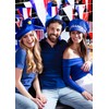 Boland – 62021 Adult Hat Chicken Italian Flag Blue/White/Red –