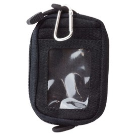 prendre PR-POLOOP Belt Loop, Mini Pouch, Card Slot, Coin Case, Commuter Purse, Coin Purse, Simple, Small Items, Clear Window, Can Store 6 IC Cards,, Black