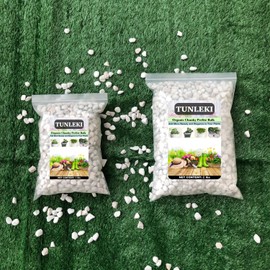 Tunleki 1lb/2lb Chunky Perlite for Plants Horticultural Coarse Pearlite for Enhanced Drainage and Ventilation for Indoor Outdoor Plants (2lb)