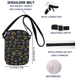 The Violet's Dra-gon Present Dragon Crossbody Bag Dragon Themed Gifts For Fans & Girls (DRAGON PRESENT CB CA)