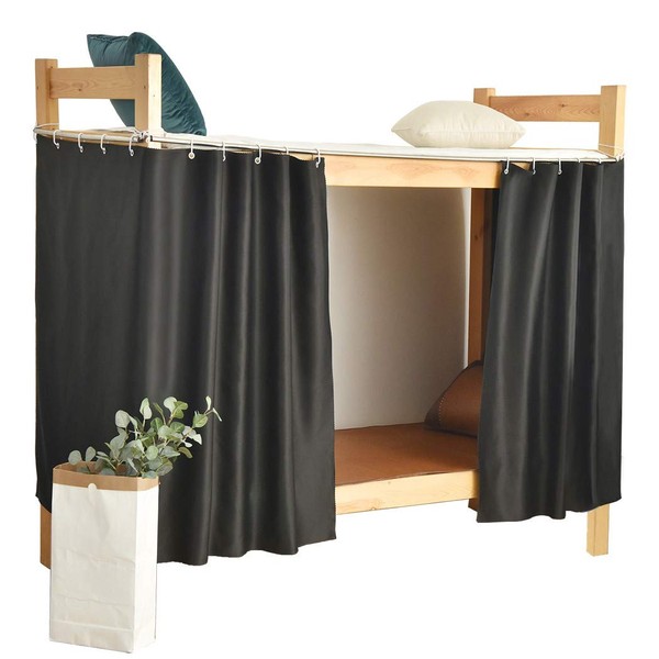 Teanea Bottom Bunk Bed Blackout Curtains Canopy Single Size Twin