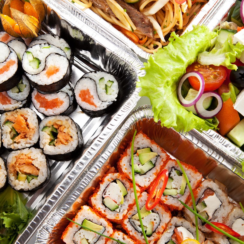 ebake Aluminium Foil Trays - 40 Pack Disposable Foil Containers