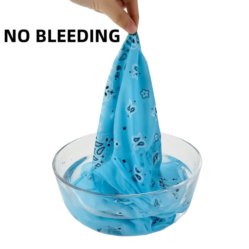 HankieWorld Unisex Bandanas Single Pack Super Soft Cotton 22 inch