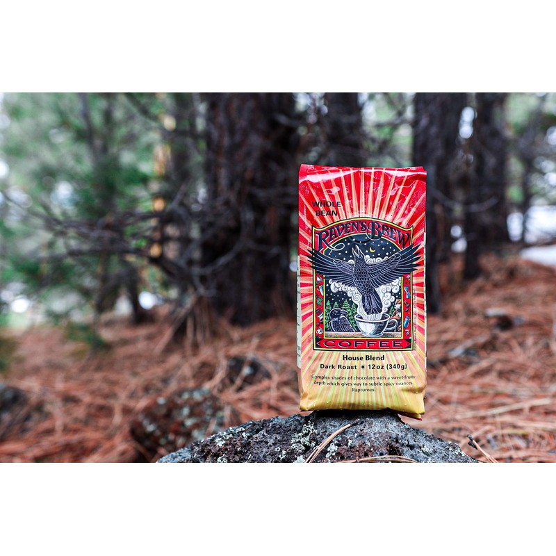 Raven’s Brew Coffee Gourmet Dark Roast Ground Coffee - House