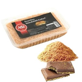 200g/7 oz, Cooked & Dried Chopped Kataifi for Dubai Chocolate | Ready-to-Use Shredded Fillo Dough (Kadayıf/Kunafa) | Roasted Kataifi, Knafeh, Phyllo Dough | Vacuum-Sealed for Freshness, ship from Turkey (Pack of 1)