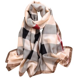 MAIRY Chiffon Scarf Ladies Long Silk Scarf Satin Oversized Lightweight Long Neck Wrap Fashion Shawls and Wraps Girls Gifts Summer Scarves - S180174