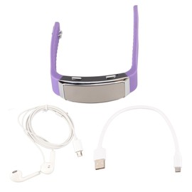 Recorder Watch HD Noise Reduction Voice Activated Music Player Sound Recorder Bracelet for Meeting Interview Purple 8GB