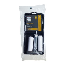 Harris 103022202 Ultimate Woodwork Mini Gloss Roller Set with Tray and Frame, 4"