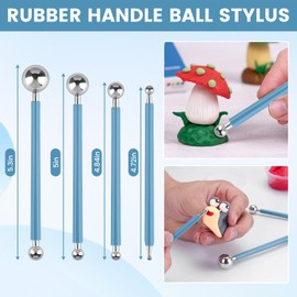 Clay Tools Kit, 29 Pcs Pottery Tools, Polymer Clay Tools with Storage Bag, Air Dry Clay Tool for Kids Adults, Sculpting Tool for DIY Handcrafts, Modeling, Carving, Shaping