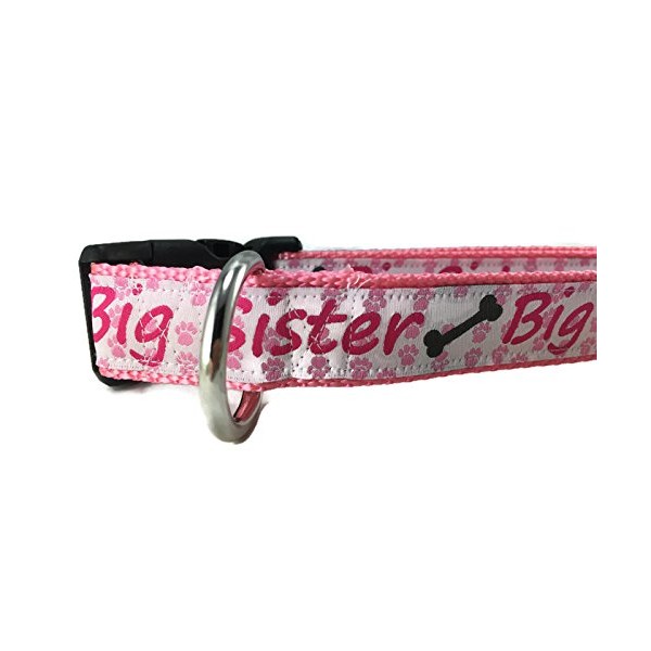 Sibling Dog Collar, Caninedesign, Brother, Sister, Quick Release Buckle, 1