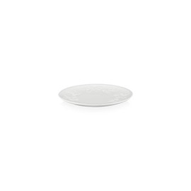 Le Creuset Stoneware Holly Collection Dessert Plate, 7", White