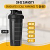 Mr. Pen- Shaker Bottles for Protein Mixes, 28 oz, Shaker