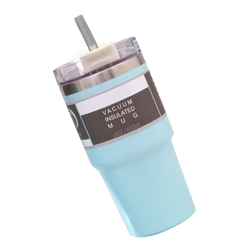 Car Mug Vacuum Insulated Cup with Lid Straw Keep Cold