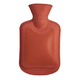 Vagabond Single Side Ribbed Red 0.5 Litre Hot Water Bottle