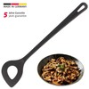 Westmark Pointed Hole Spoon/Cooking Spoon, Length: 30 cm, Gentle, Black,