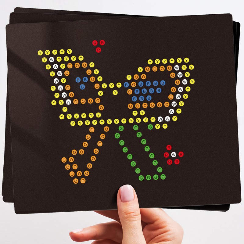 Refill Templates 20PCS for Use with Creative Light Up Board,Kids