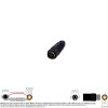 Adapter Video SVHS S-Video Mini Din 4 Pin MD4 Female
