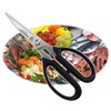 KANETSUNE Kitchen Scissors w/Black handle (Detachable blades)