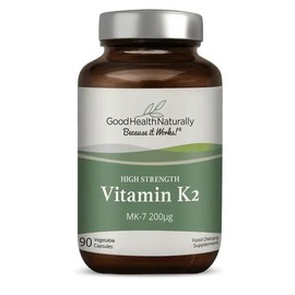 High Strength Vitamin K2 MK-7 – 200µg per Capsule | 90 Capsules | Highly Absorbable Menaquinone-7 | Supports Bone & Heart Health | Long-Lasting 3-Month Supply