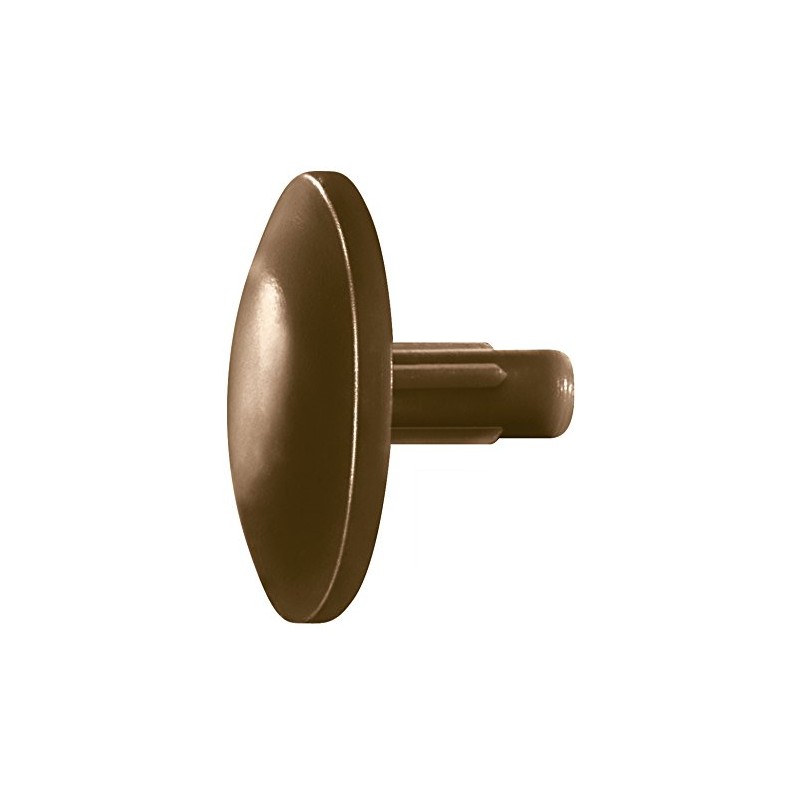 Spax Plastic Cover Cap for Spax with Hole, Mahogany, 500