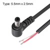uxcell DC Power 5.5mm x 2.5mm 4A 30cm Length Barrel