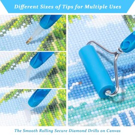 ElevaPulse Pack of 32 diamond painting pens, diamond painting accessories pen, diamond painting accessories, pens, for DIY diamond painting, embroidery, nail tool, painting craft