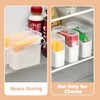 MININAI Sliced Cheese Container for Fridge, 2/4 PCS Cheese Storage