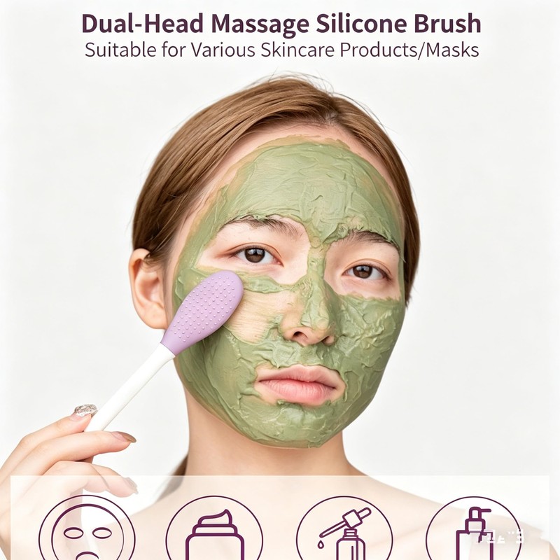 Lymphatic Contour Face Brush, Jade Roller & Gua Sha Skincare