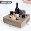 STBoo Couch Cup Holder Pillow Tray - Sofa Drink Cup