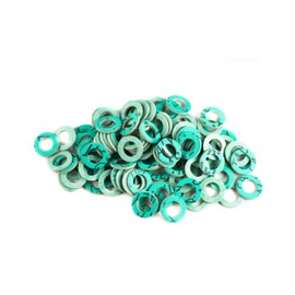 KINETICS LINE Fibre Flat Seal 1/2 Inch (18.5 x 11 x 2 mm) Pack of 100 Sanitary, Heating, Air Conditioning, Ventilation, Piping and Garden (up to 180 °C)