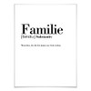 Poster Grammar Word Definition Noun Family 30 x 24 cm