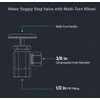 Midline Valve 71112QS-OM-5 Water Supply Stop Valve with Multi-Turn Wheel;