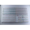 4-Layer Engraved American Mahjong Set, 1-7/16" Cornflower Blue 160-Tile Teal