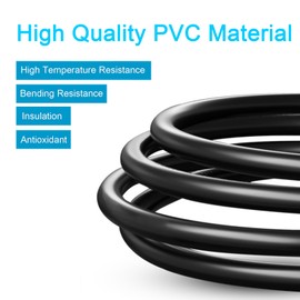 EAHOSUCC 3PCS 22AWG Short Micro USB Pigtail 2 Wire Power Cable,0.3M/1FT 5V 3A Micro USB Male 2 Pin Bare Wire Open End Extension Connectors for DIY Cord