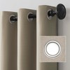 Sun Zero Columbia 2-Pack Thermal Energy Saving 100% Blackout Grommet