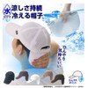 Coolbit CBSPCP82 Hinyari Cooling Hat, Cool Bit, Double Mesh Cap,