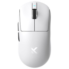 MCHOSE A7 Ultra Wireless Gaming Mouse, Tri-Mode Connection, 59 Grams, PAW3950 42K DPI Sensor, Wired/Wireless Dual 8K Polling, 130 Hour Battery Life - White