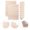 BIUDECO 10pcs Wooden Taekwondo Breaking Boards Martial Arts Academy Professional