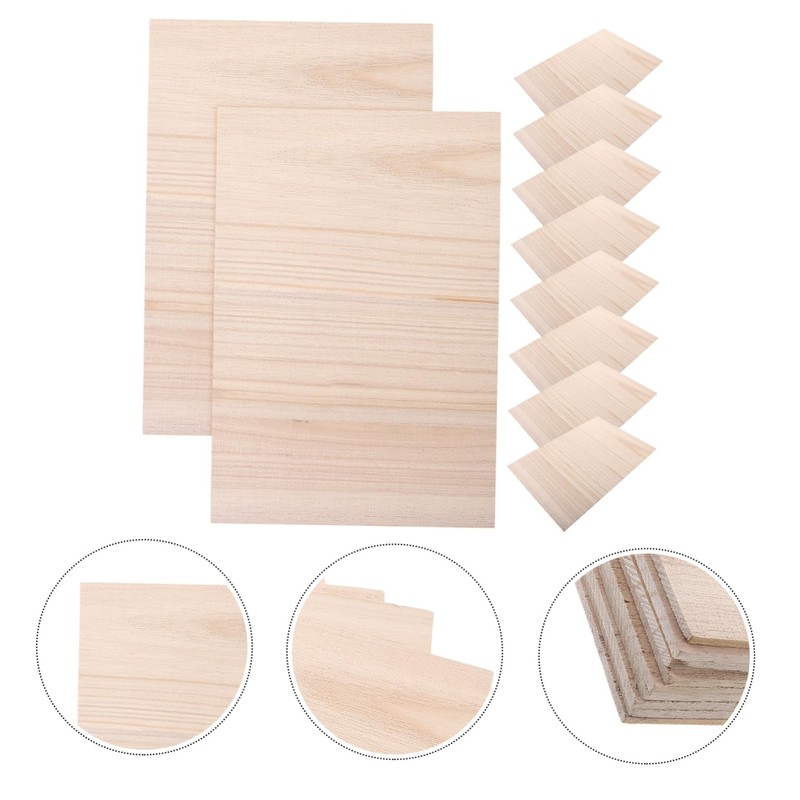 BIUDECO 10pcs Wooden Taekwondo Breaking Boards Martial Arts Academy Professional
