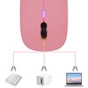 TQQ Wireless Mouse (Pink)