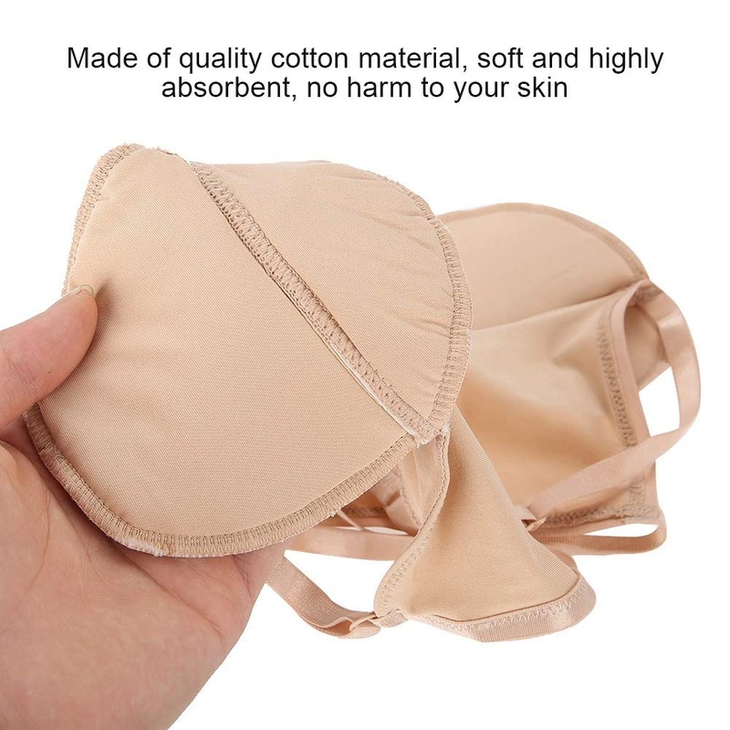 Milltrip Underarm Sweat Pad, Underarm Sweat Guard, Reusable Cotton Armpit