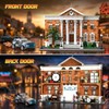 HiDectee Future Clock House Building Blocks with Retro Sports Car