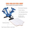 4 Color 1 Station Silk Screening Screenprint Press Screen Printing